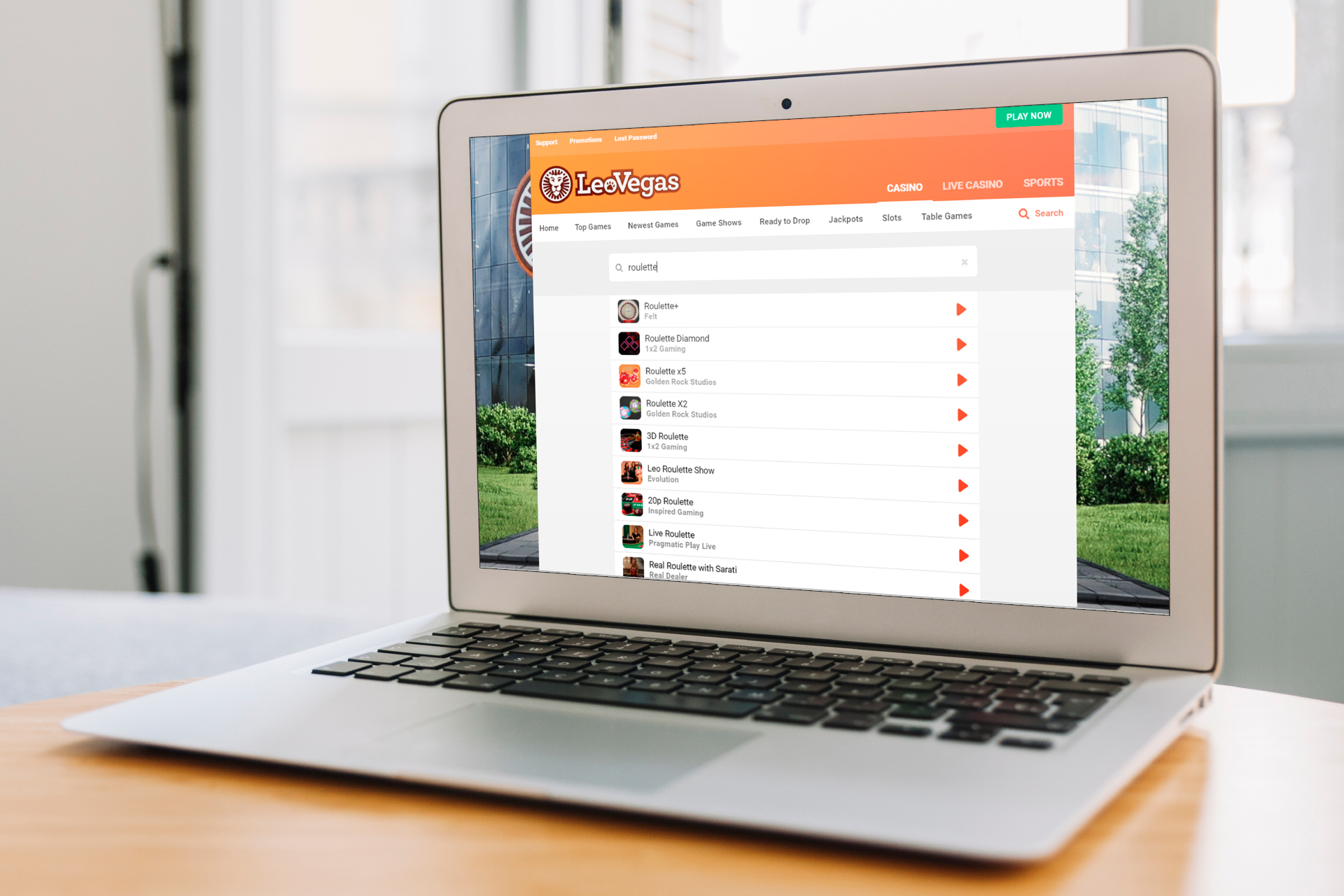 You can try both either American or European roulette.