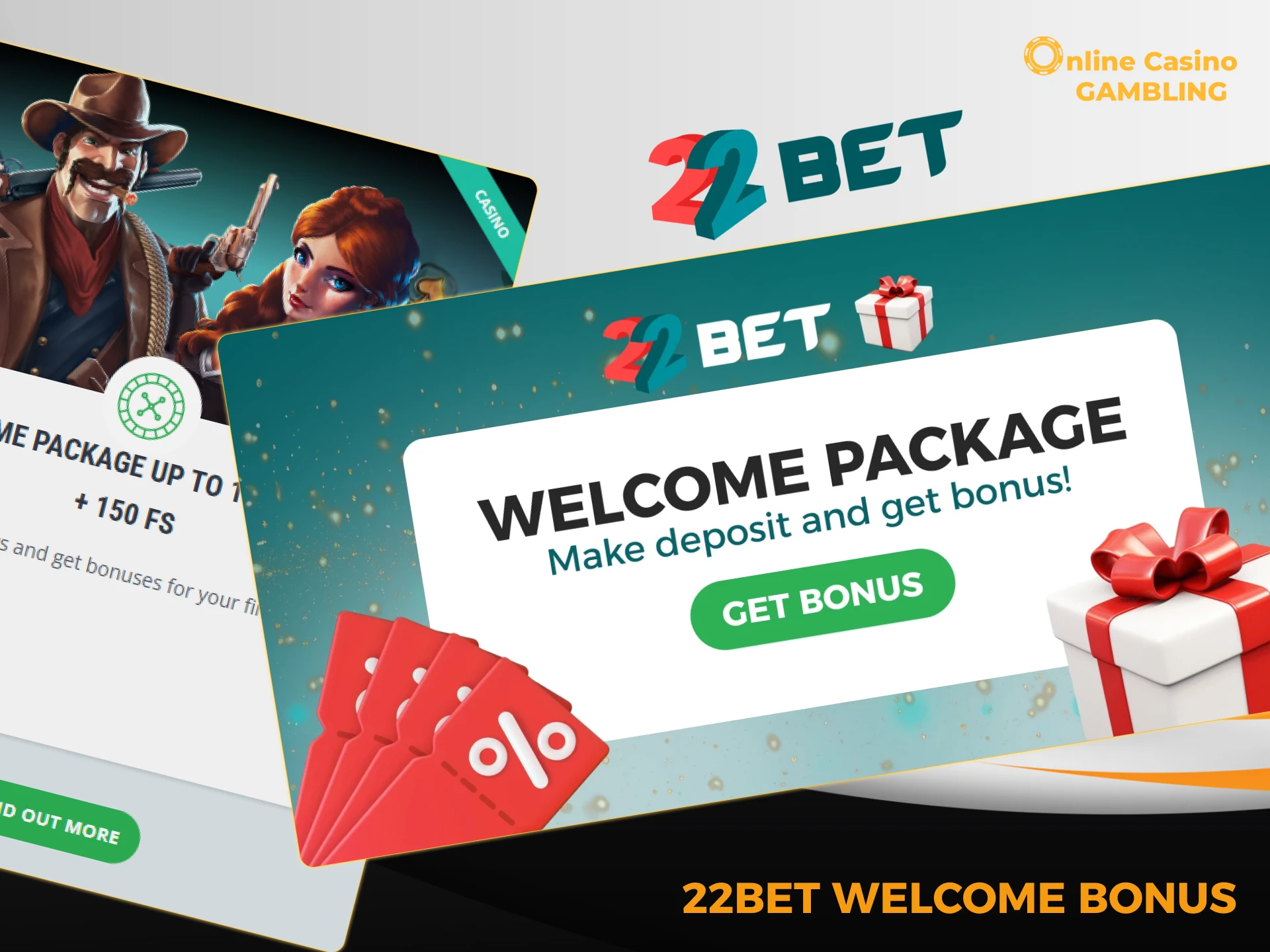 Play at 22Bet Casino and get great bonuses.