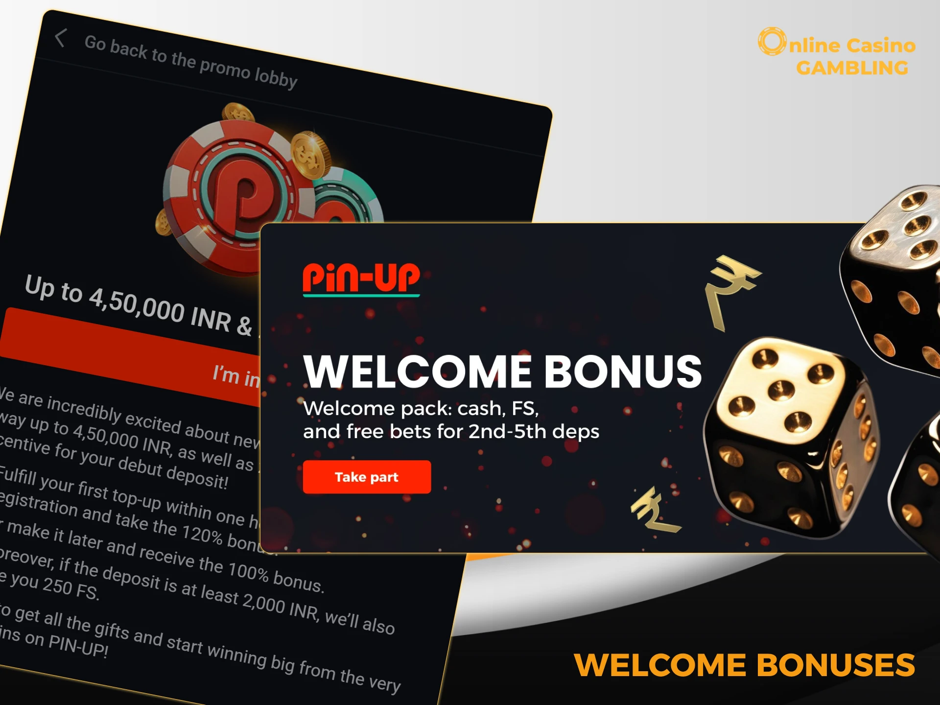 Players receive a welcome bonus for registering an account.